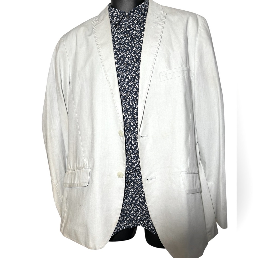 Men’s Denim & Flower Floral Shirt - Picture 2 of 10